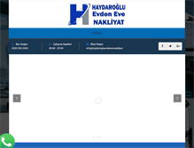 Tablet Screenshot of haydarogluevdenevenakliyat.net